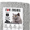Наполнитель для туалета For Friends Tofu Charcoal с углем 6 л