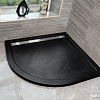 Душевой поддон WeltWasser TRR 90 Stone-BL 90x90