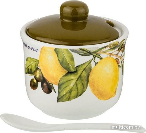 Сахарница Agness 358-1602 (с ложкой)