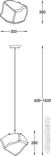 Лампа Zumaline Rock P0488-01A-F4FZ