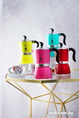 Гейзерная кофеварка Bialetti Fiammetta (3 порции, лайм)