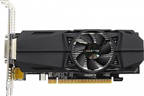 Видеокарта Gigabyte GeForce GTX 1050 Ti OC Low 4GB GDDR5 [GV-N105TOC-4GL]