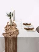 Дорожка на стол Этель 10875215 (бежевый)