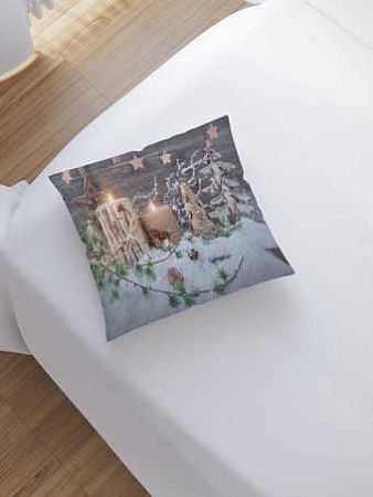 Чехол на подушку JoyArty Зимние украшения sl_21446