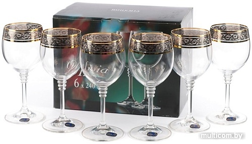 Набор бокалов для вина Bohemia Crystal Olivia 40346/43249/240
