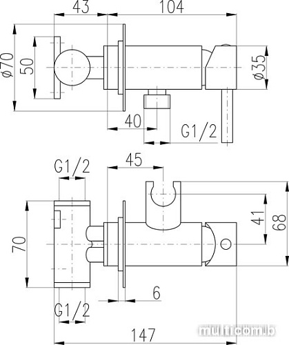 Смеситель Slezak RAV Seina SE843/1BC
