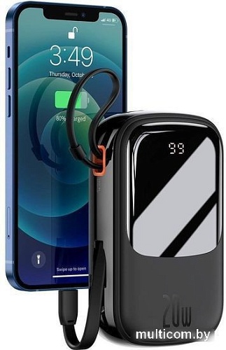 Внешний аккумулятор Baseus Qpow Digital Display 20000mAh (черный)