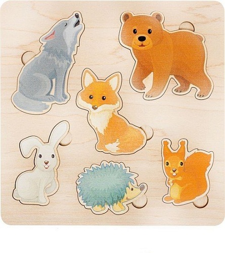 Развивающая игрушка Десятое королевство Лесные животные 00764