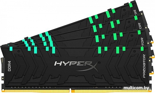 Оперативная память Kingston FURY Renegade RGB 4x8GB DDR4 PC4-24000 KF430C15RBAK4/32