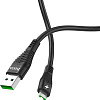 Кабель Hoco U53 4A Flash USB Type-A - MicroUSB (1.2 м, черный)