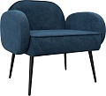 Интерьерное кресло Лига диванов Лига-086 132444 (велюр Brut 11 синий)
