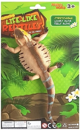 Сквиш Qunxing Toys Желтая игуана W6328-380