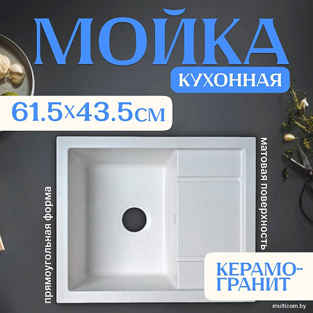 Кухонная мойка Saniteco Fortis (белый)