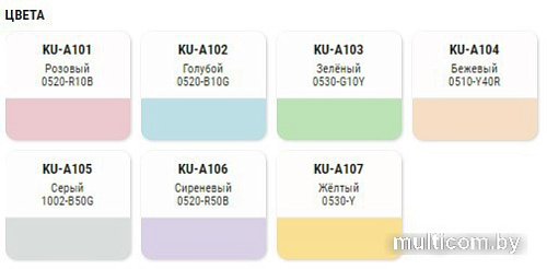 Эмаль Kudo универсальная быстросохнущая NCS 0520-R10B 0.52 л (розовый)