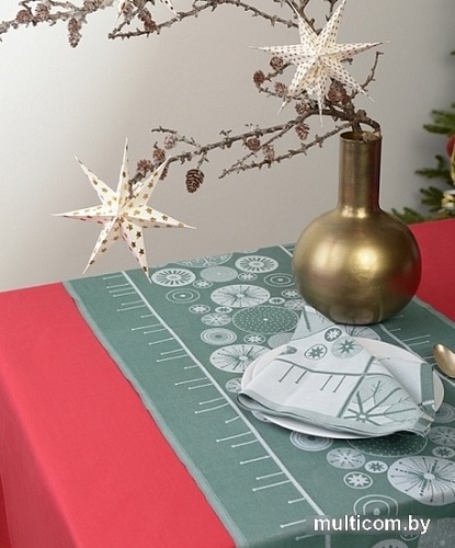 Tkano New Year Essential TK21-NA0012 (зеленый/ледяные узоры)