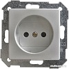 Накладка для розетки Simon 82040-33 (алюминий матовый)