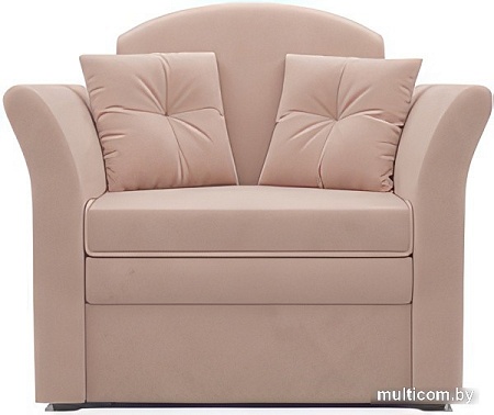 Кресло-кровать Мебель-АРС Малютка №2 (микровельвет, кордрой бежевый)