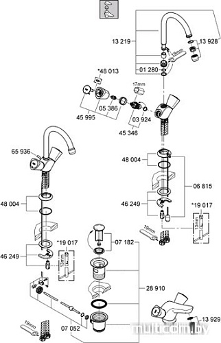 Смеситель Grohe Costa S 21257001