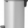 Brabantia Pedal Bin NewIcon 12 л (серый металлик)