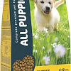 Сухой корм для собак All Puppies с курицей 13 кг