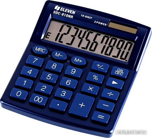 Калькулятор Eleven SDC-810NR-NV (темно-синий)
