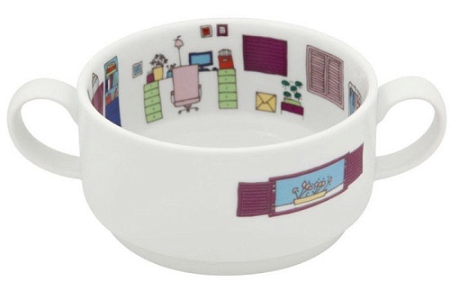 Набор бульонниц Vista Alegre Bairro Das Flores. Цветочный квартал 21118408