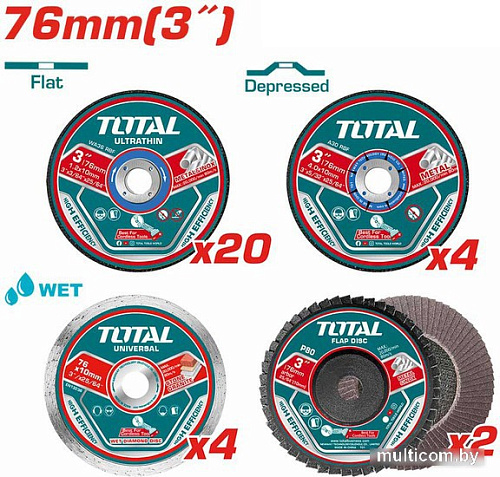Набор отрезных дисков Total TAC97630