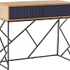 Консольный стол RasGar Грация 2 (черный/дуб сантана/графит)