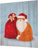 JoyArty Кот с новогодними подарками p_290623 (145x180)