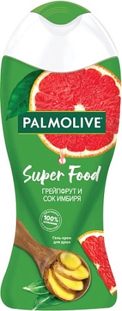 Косметика по уходу за телом Palmolive Гель-крем для душа Super Food грейпфрут и сок имбиря 250 мл