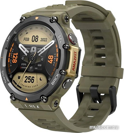 Умные часы Amazfit T-Rex 2 (дикий зеленый)