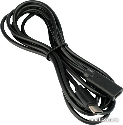Кабель Cablexpert CCP-USB2-CMCF-2M USB Type-C - USB Type-C (2 м, черный)