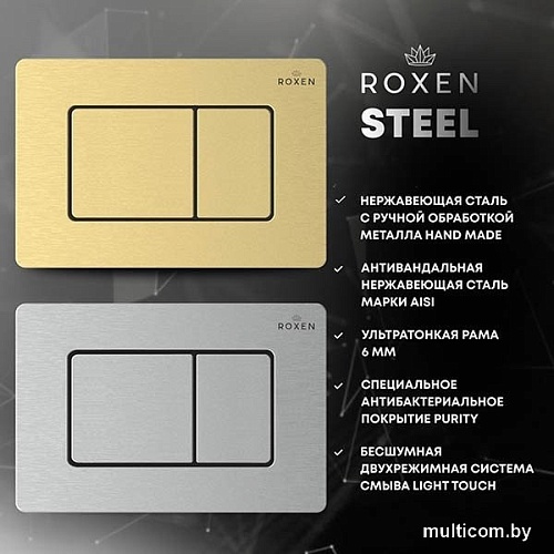 Панель смыва Roxen Steel 420280S