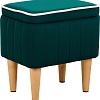 Пуфик Mio Tesoro Амма с ящиком для хранения (зеленый №33)