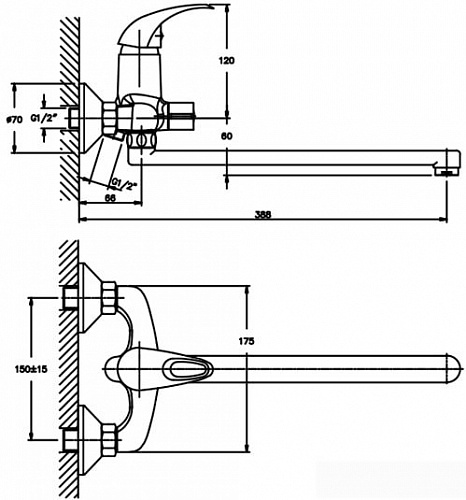 Смеситель Groft GF1007