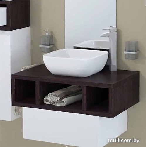 Акватон Тумба под умывальник Интегро 80 (венге) [1A142901INH10]