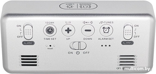 Настольные часы ArtStyle CL-S80WBL (серебристый)