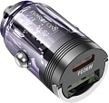 Автомобильное зарядное Borofone BZ26A PD36W+QC3.0 (фиолетовый)