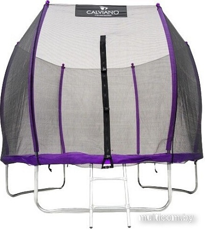 Батут Calviano Outside Master Purple 252 см - 8ft (внешняя сетка, с лестницей)