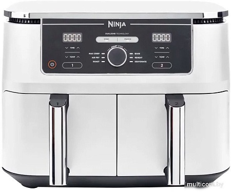 Аэрофритюрница Ninja Air Fryer Dual zone AF400EUWH