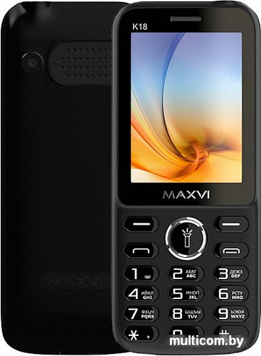 Мобильный телефон Maxvi K18 (черный)