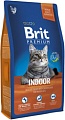 Корм для кошек Brit Premium Cat Indoor 1.5 кг