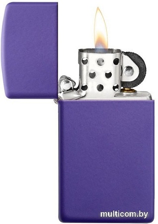Зажигалка Zippo Slim Purple Matte 1637