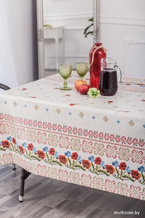 Скатерть Stolima Барыня-сударыня 821 Маковый (90x140)