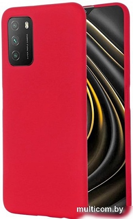 Чехол для телефона Case Cheap Liquid для Poco M3 (красный)