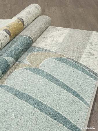 Ковер для жилой комнаты Merinos Izumrud F263-STAN-LIGHT GRAY (0.8х1.5)