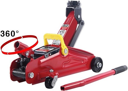 Подкатной домкрат AVS FJ-2000AL 2т в кейсе