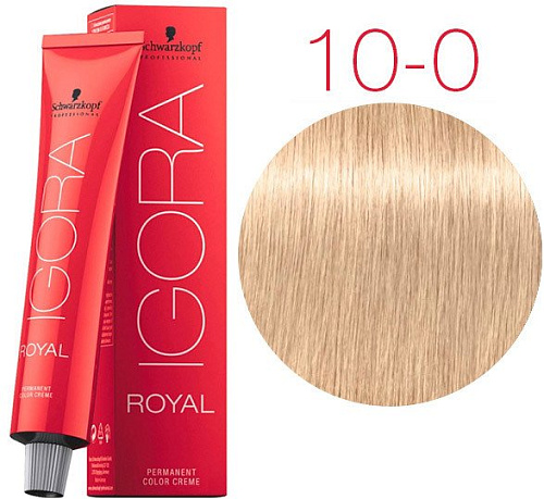 Крем-краска для волос Schwarzkopf Professional Igora Royal Permanent Color Creme 10-0 60 мл