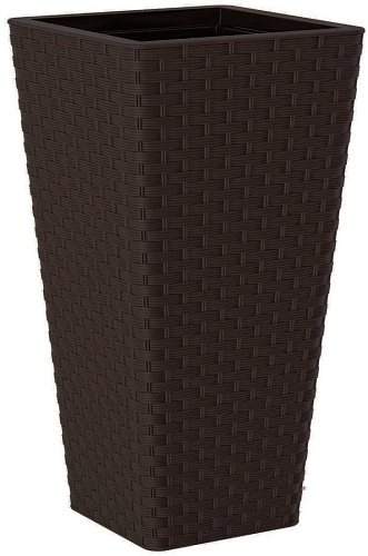 Кашпо Form-Plastic Rattana Slim FP-3900-070 (темно-коричневый)