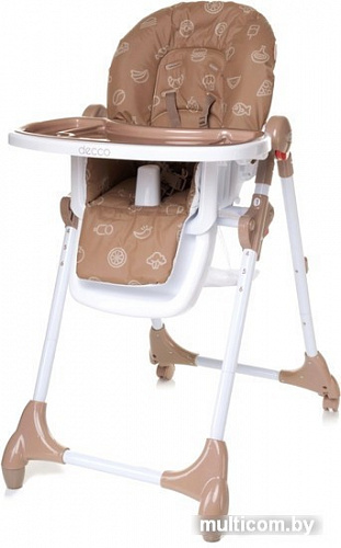 Стульчик для кормления 4baby Decco (коричневый)